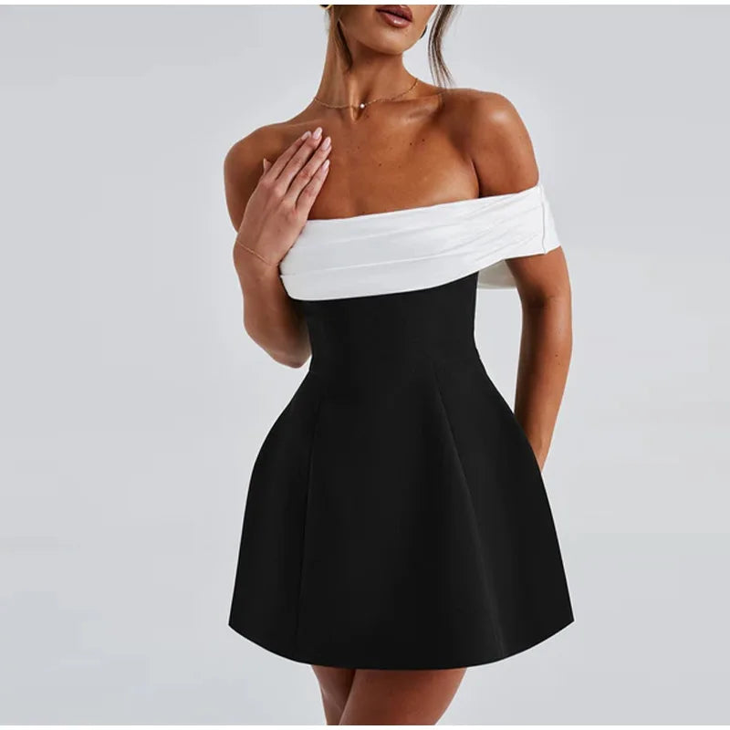 Stylish Strapless Backless Bodycon Mini Dress for Parties - Image 11