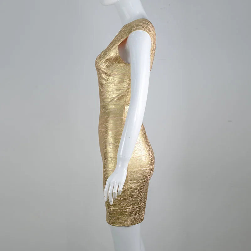 Elegant One Shoulder Bandage Dress for Summer Parties - Image 19