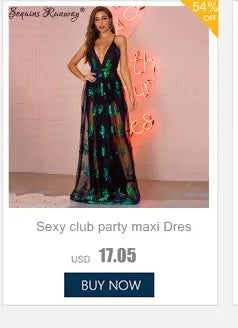 Elegant Backless Sequin Maxi Dress for Summer Parties - Image 17
