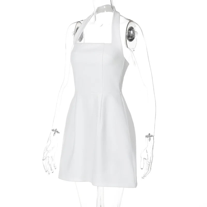Elegant One-Shoulder Backless Summer Mini Party Dress - Image 13