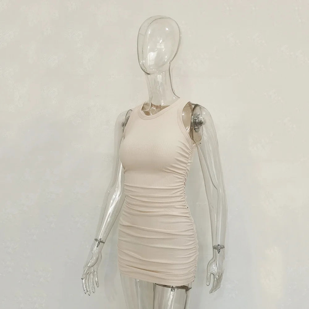 Slim Bodycon Sleeveless Mini Dress for Elegant Parties - Image 46
