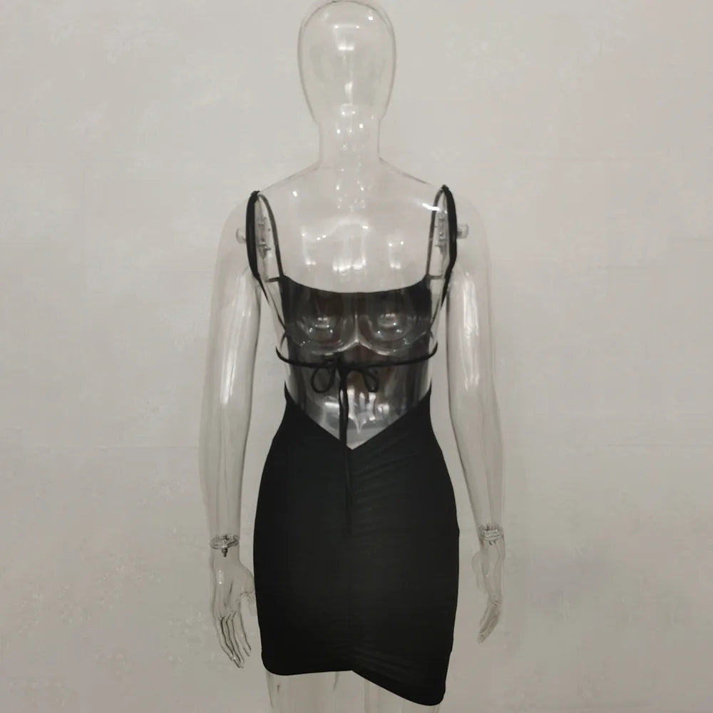 Glitter Backless Bodycon Dress for Spring-Summer Parties - Image 19
