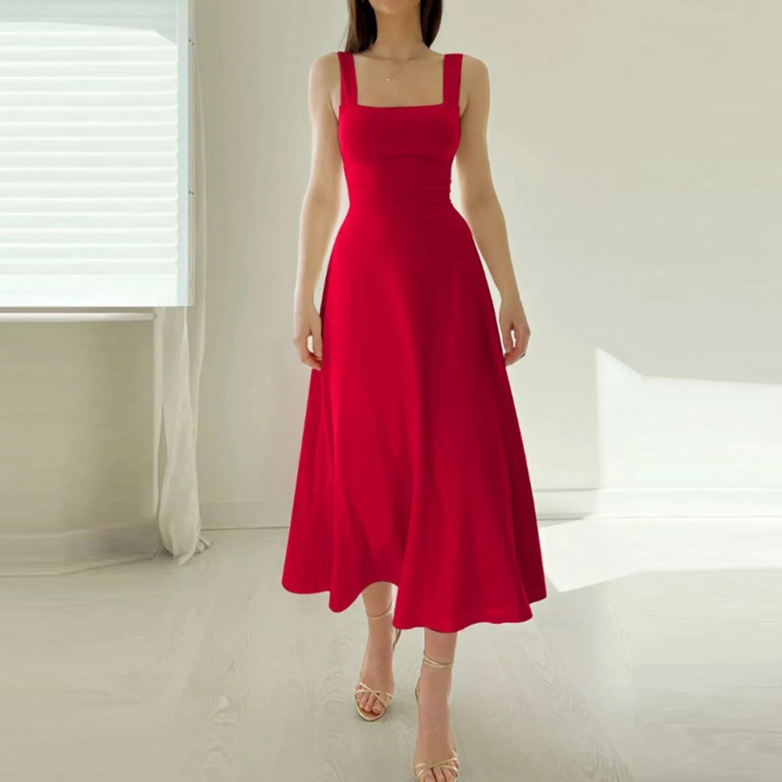 Elegant Summer Boho Camisole Dress for Women - Image 2