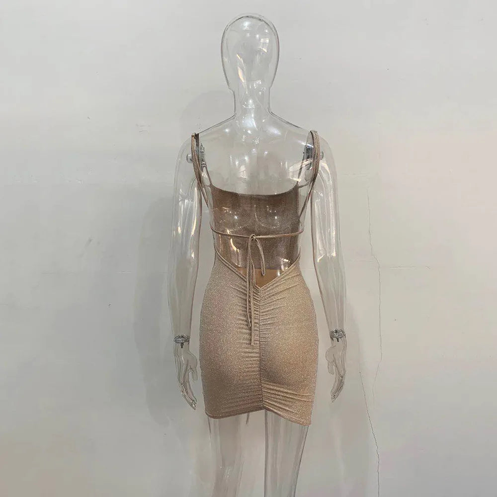 Glitter Backless Bodycon Dress for Spring-Summer Parties - Image 15