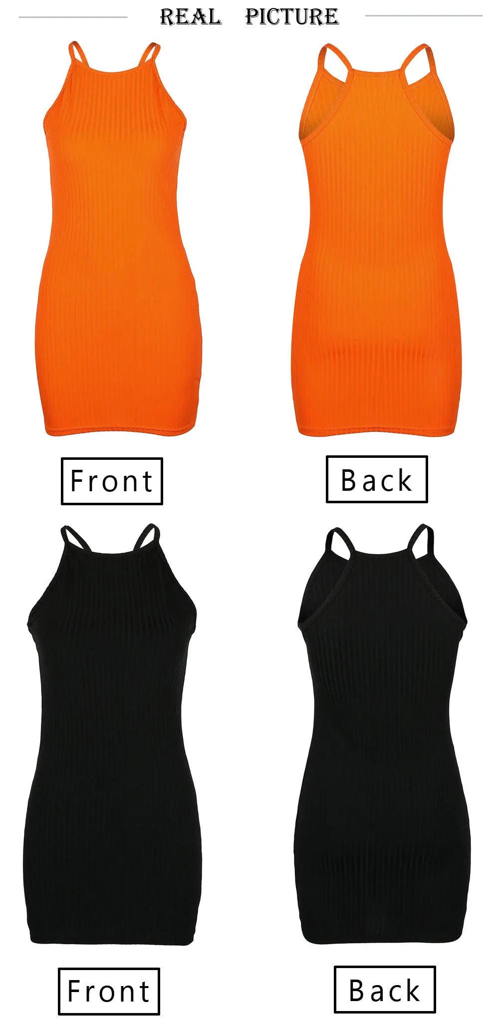 Elegant Backless Sleeveless Bodycon Dress for Parties - Image 9