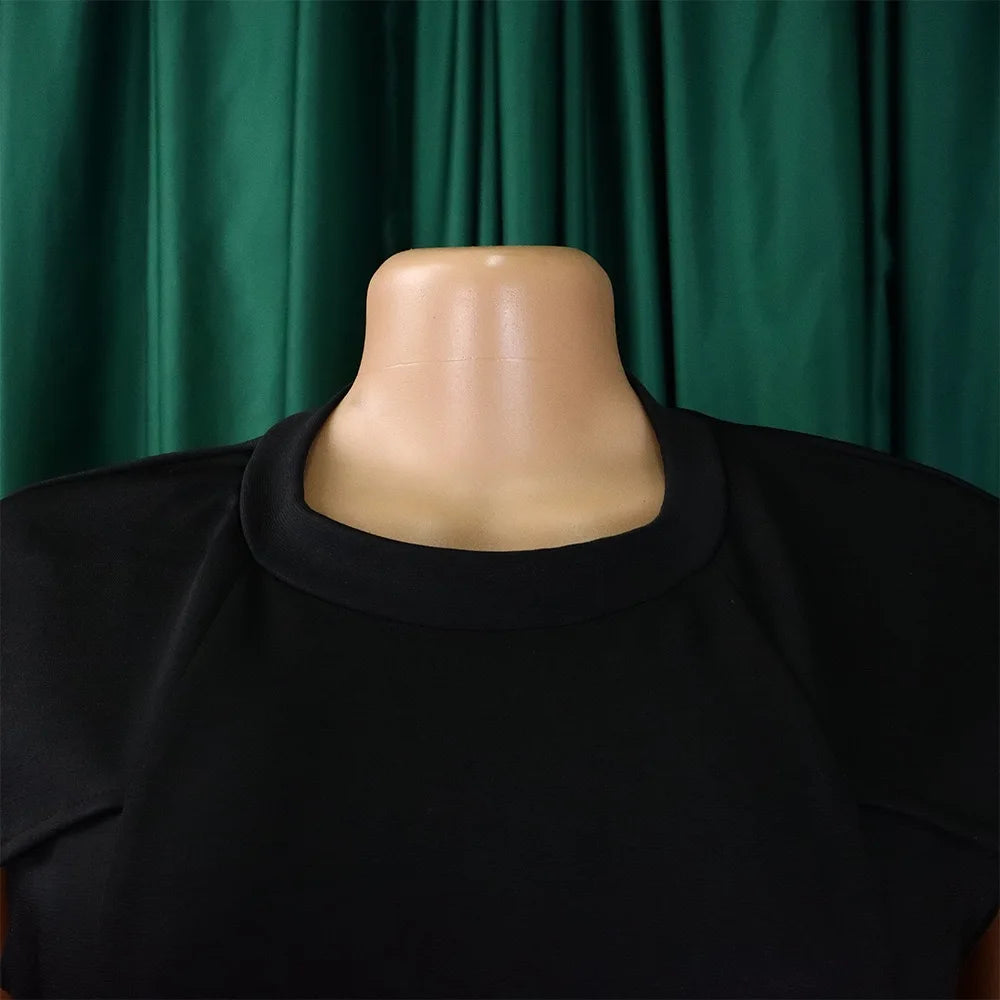 Elegant Solid Sheath Dress for Professional Women - Image 50