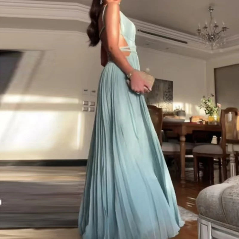 Chic Backless Swing Beach Dress for Spring & Summer - Image 6