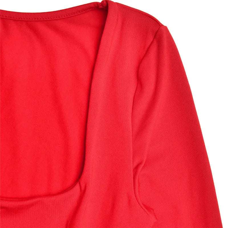 Elegant Long Sleeve High Split Maxi Dress for Women - Image 27