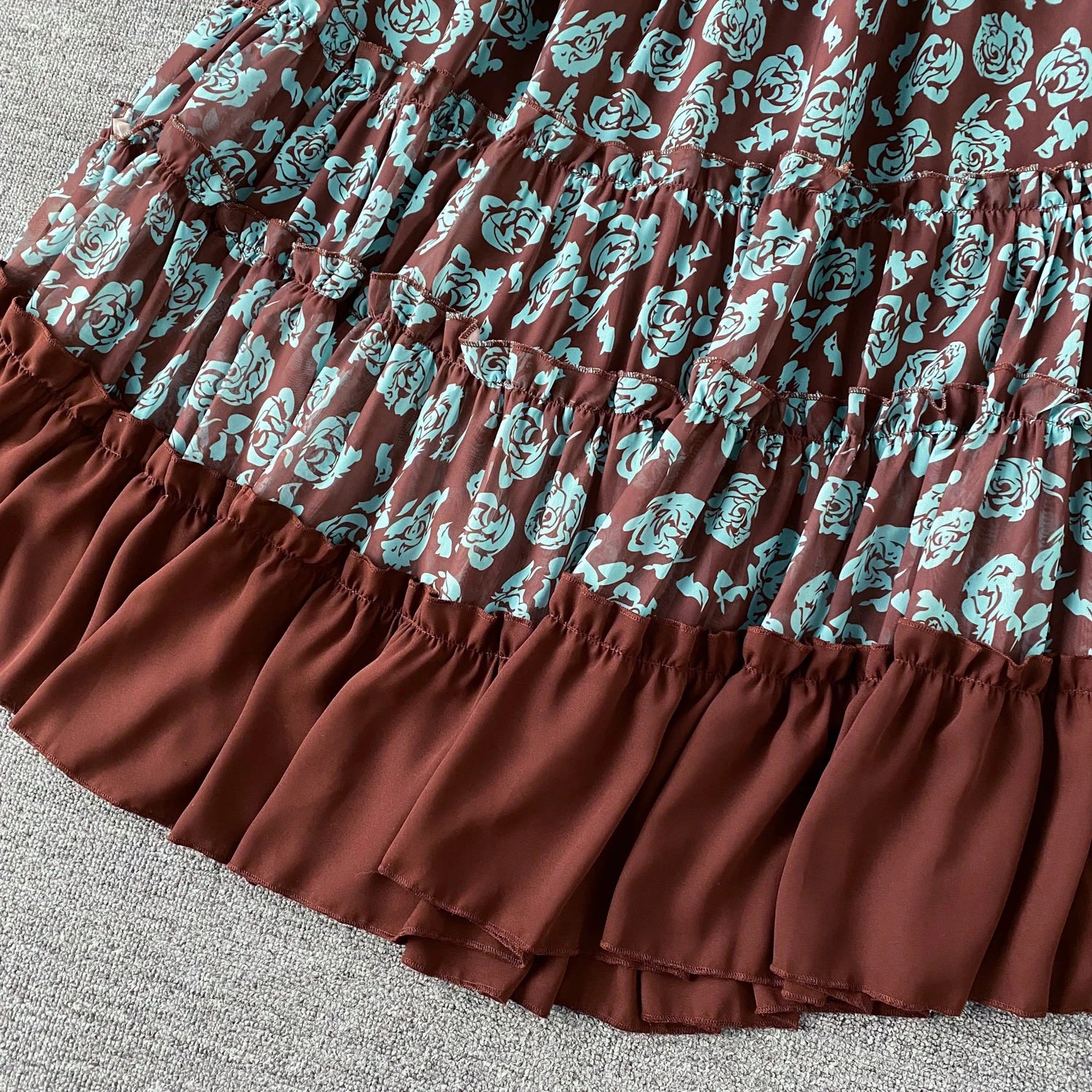 Floral V-neck Summer Beach Dress for Women - Image 15