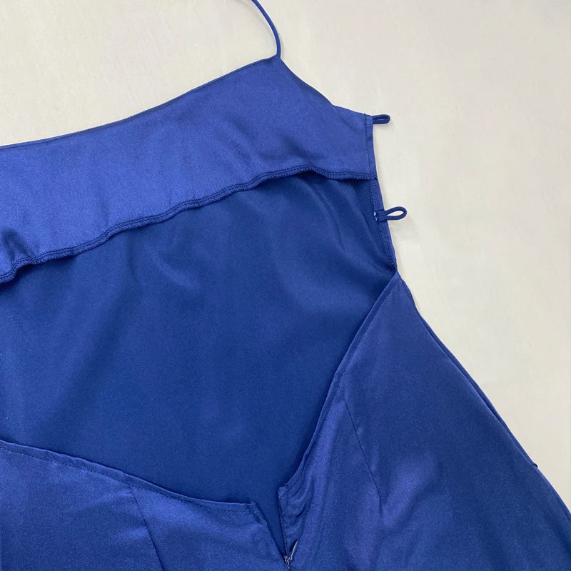 Summer Maxi Dress with Slit and Lace-Up Detail - Image 17