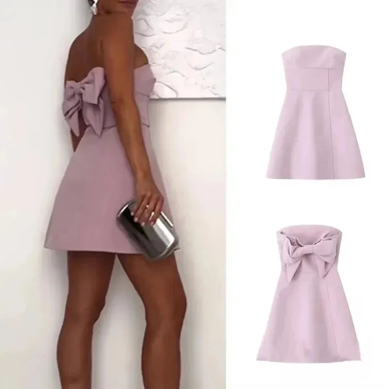 Elegant Off-Shoulder A-Line Mini Dress for Parties