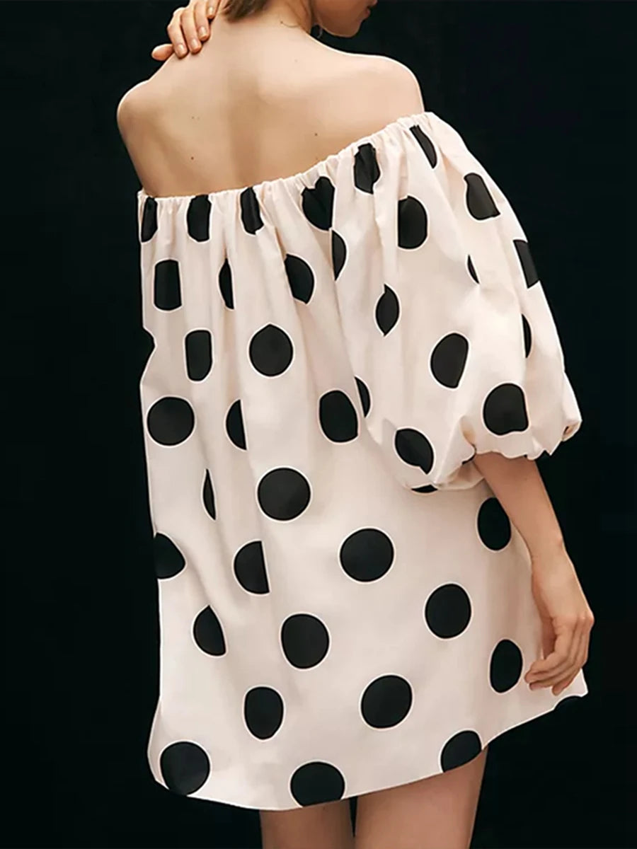 Chic Off-Shoulder Summer Mini Beach Dress for Women - Image 19