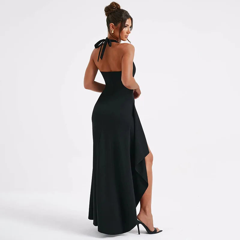 Elegant Backless Maxi Dress for Summer Parties - Image 26