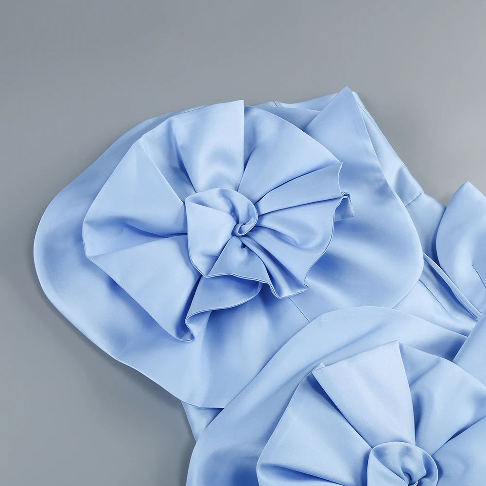 Elegant Floral Back-Tie Dress for Special Occasions - Image 41