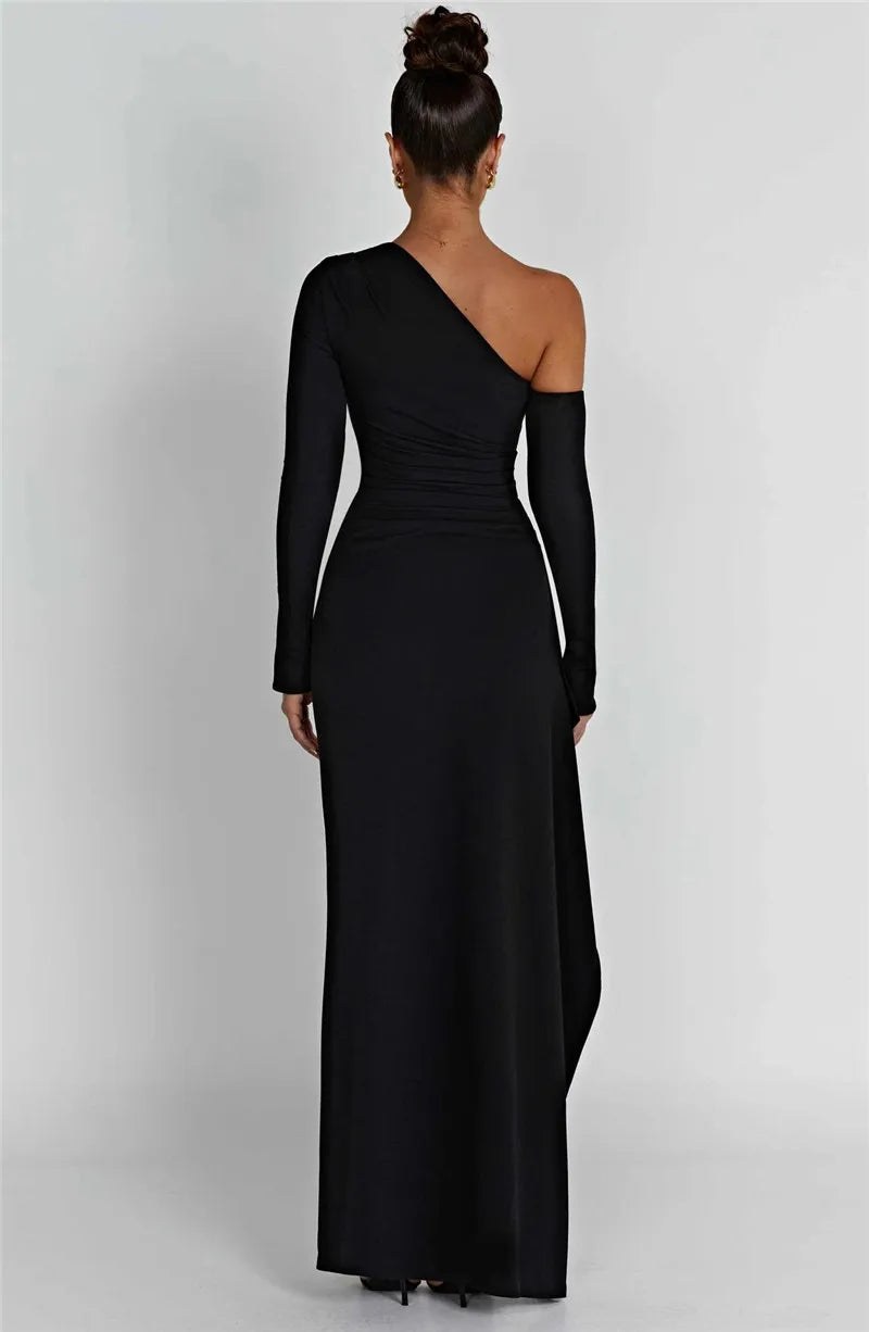 Backless Thigh High Split Maxi Dress for Women - Image 28