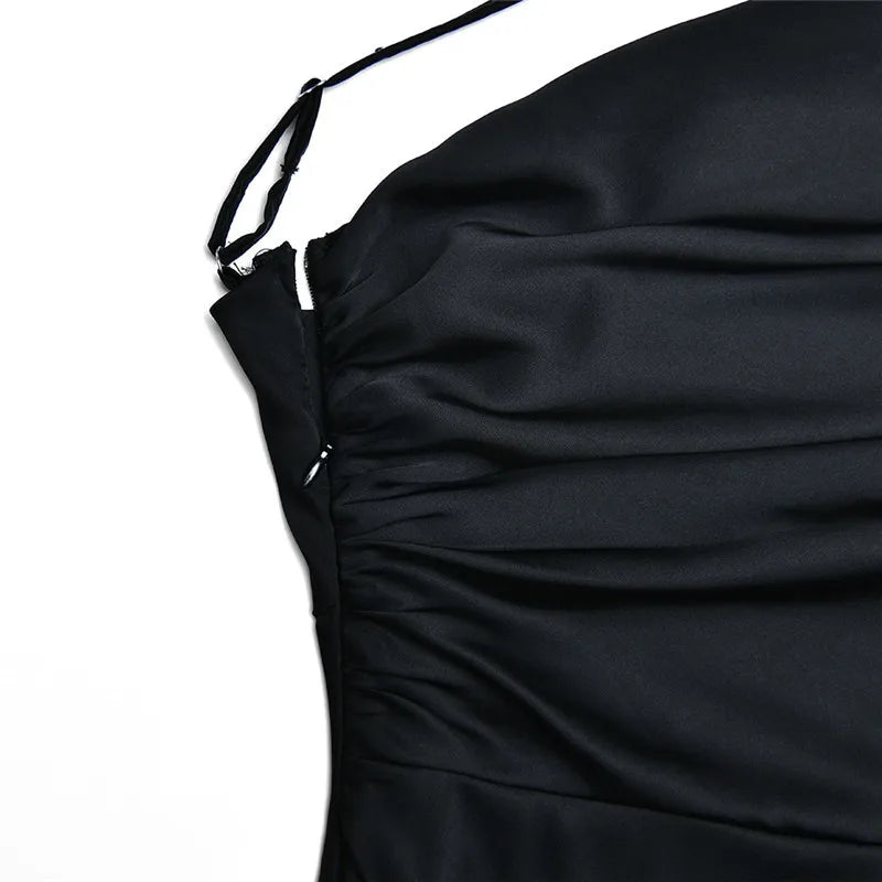 Backless Satin Maxi Dress for Summer Parties - Image 15
