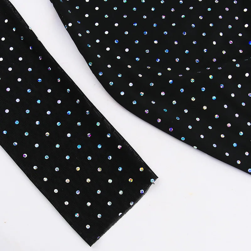 Sexy Hollow Out Glitter Maxi Dress for Clubs - Image 22