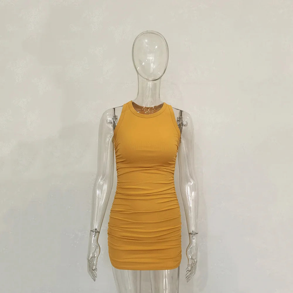 Slim Bodycon Sleeveless Mini Dress for Elegant Parties - Image 30