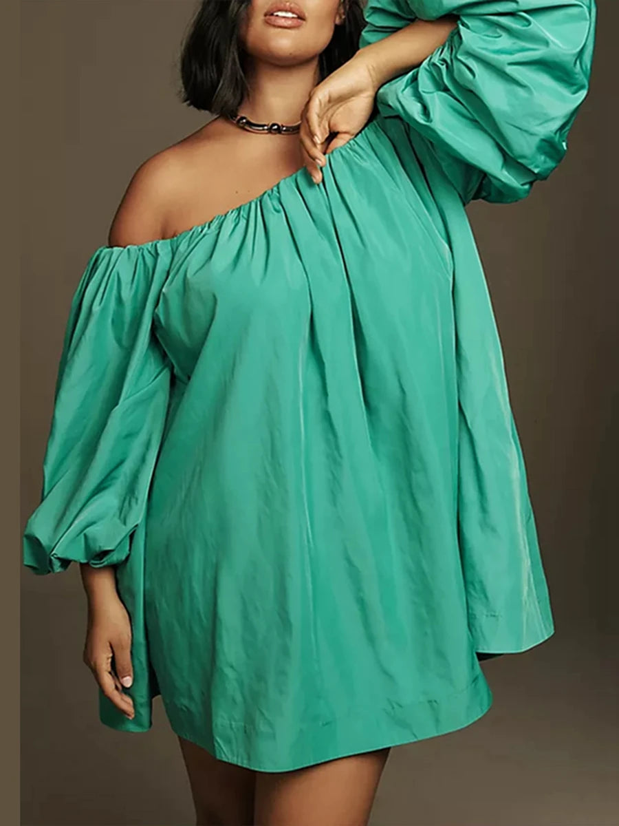 Chic Off-Shoulder Summer Mini Beach Dress for Women - Image 38