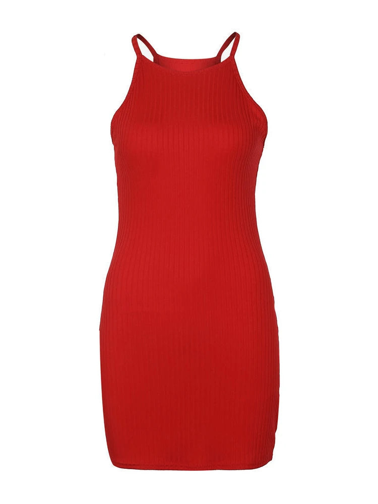 Elegant Backless Sleeveless Bodycon Dress for Parties - Image 11