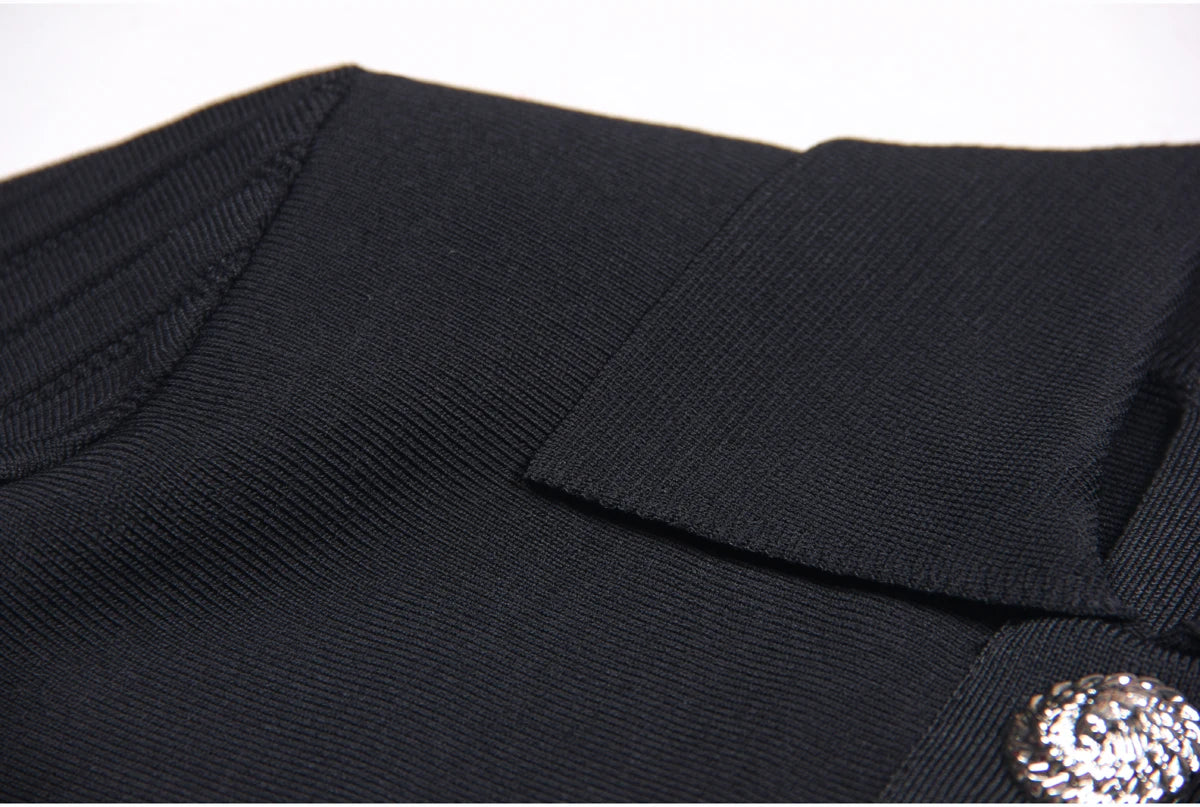 Fashionable Elastic Knitted Pleated Casual Women's Dress - Image 29