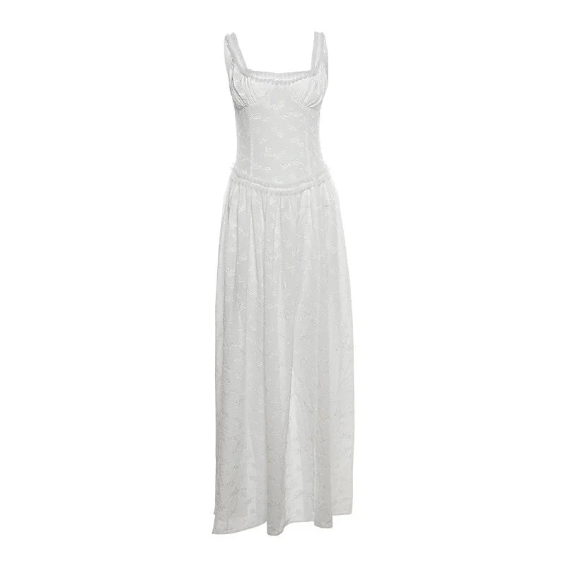 Elegant Floral Printed A-Line Sling Dress for Women - Image 29
