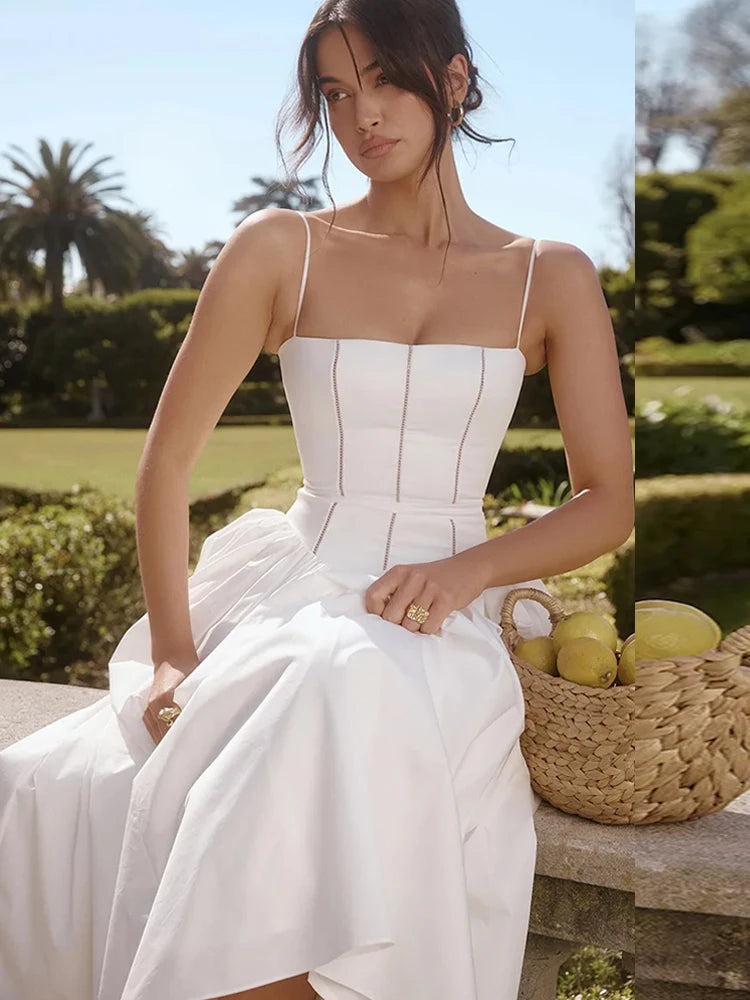 Elegant Women’s White Party Dresses - Summer Collection
