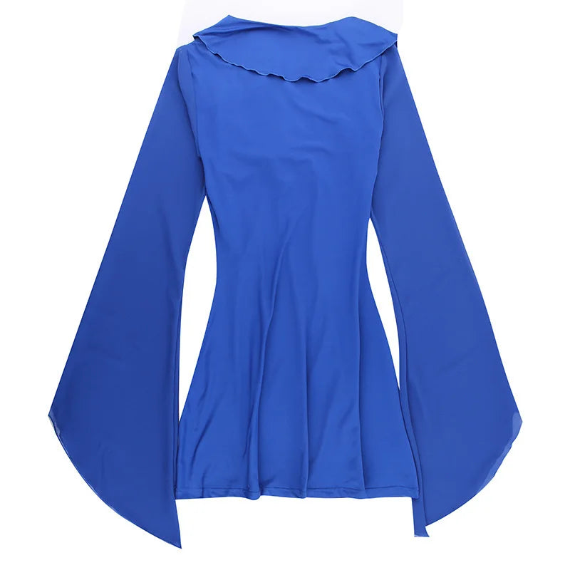 Summer V-Neck Mesh Bandage Mini Dress with Ruffles - Image 38