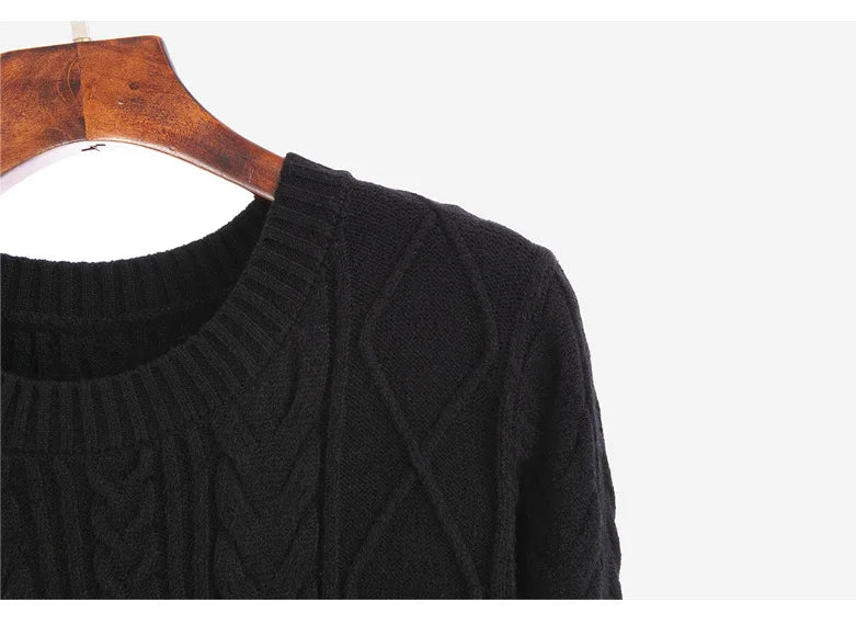 Soft Cozy Wool Knit Mini Dress for Autumn/Winter - Image 43