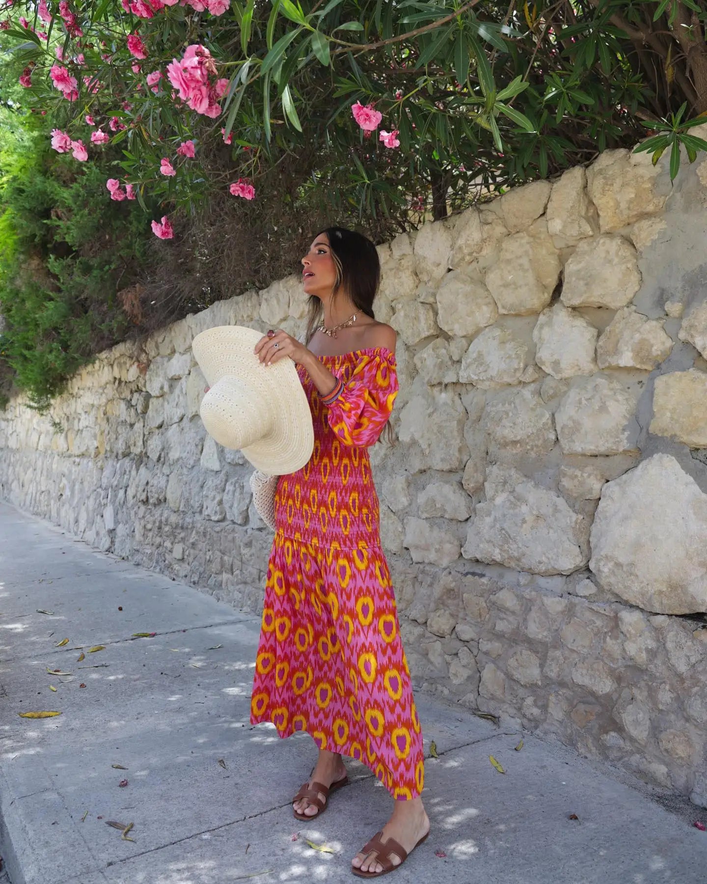 Stylish Off-Shoulder Ruffle Midi Dress for Summer Events - Image 31