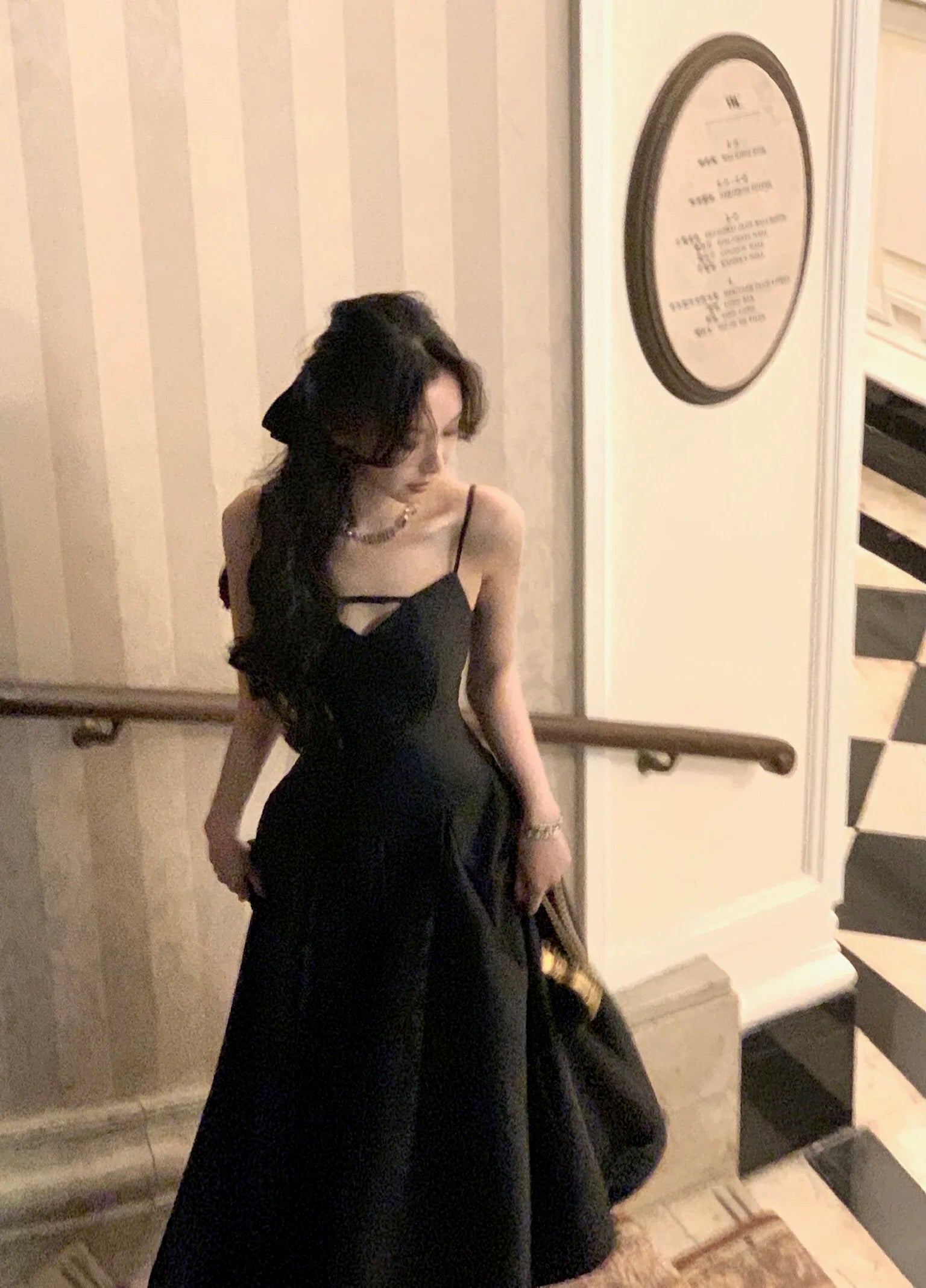 Elegant Black Princess Evening Dress for Summer Events - Image 32