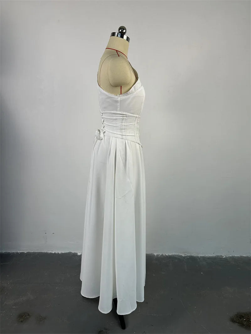 Elegant Summer White Bodycon Dress for Night Out - Image 10