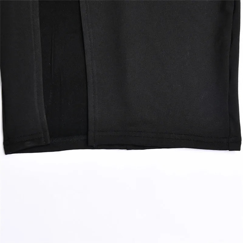 Elegant Hollow Out High Split Maxi Dress for Women - Image 37