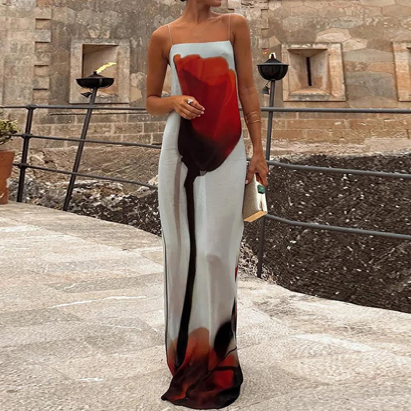 Elegant Strapless Maxi Dress for Women - Summer Style - Image 10