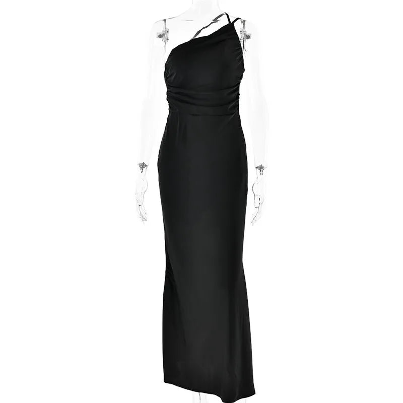 Backless Satin Maxi Dress for Summer Parties - Image 11
