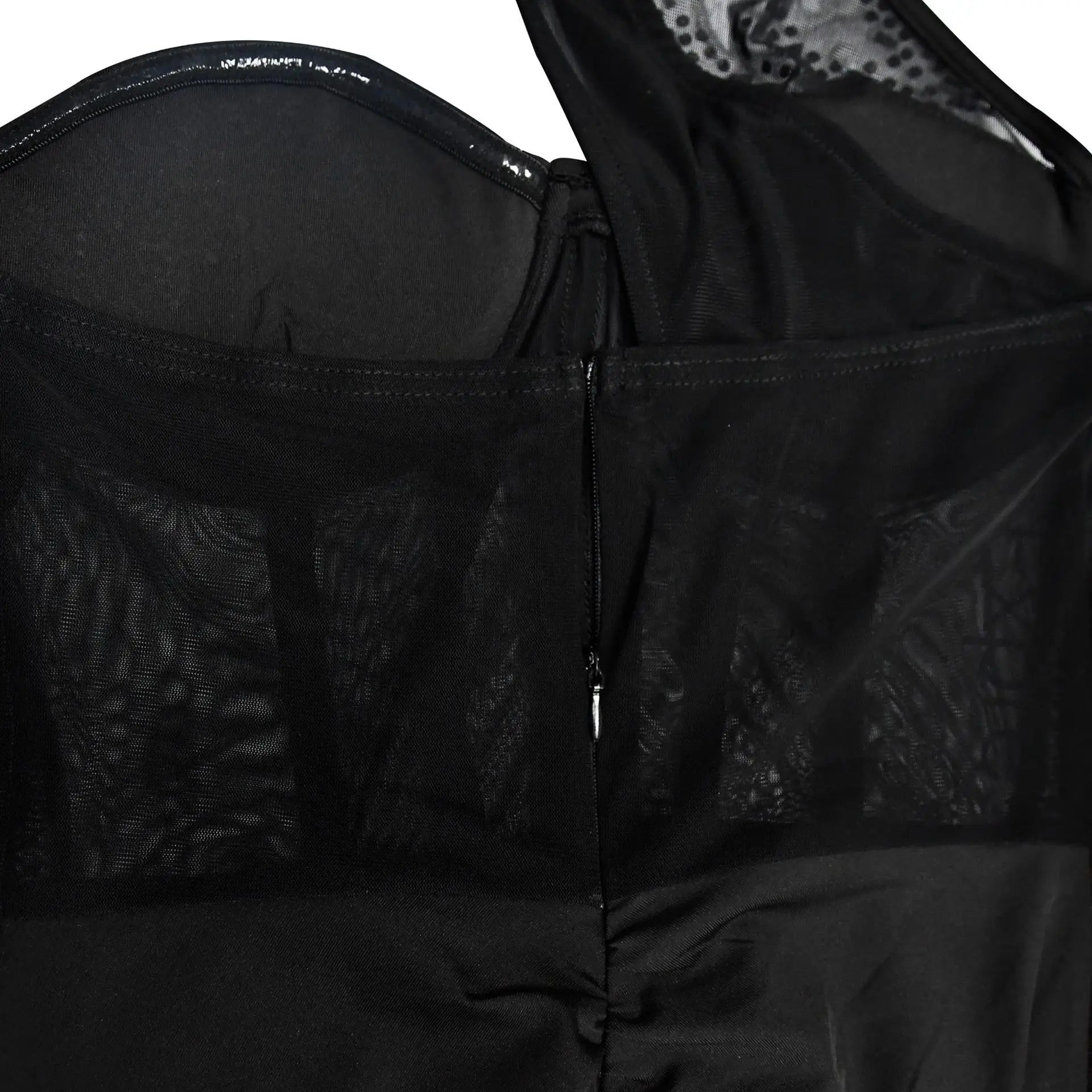 Sheer Rhinestone Mesh Mini Dress for Effortless Party Elegance - Image 19