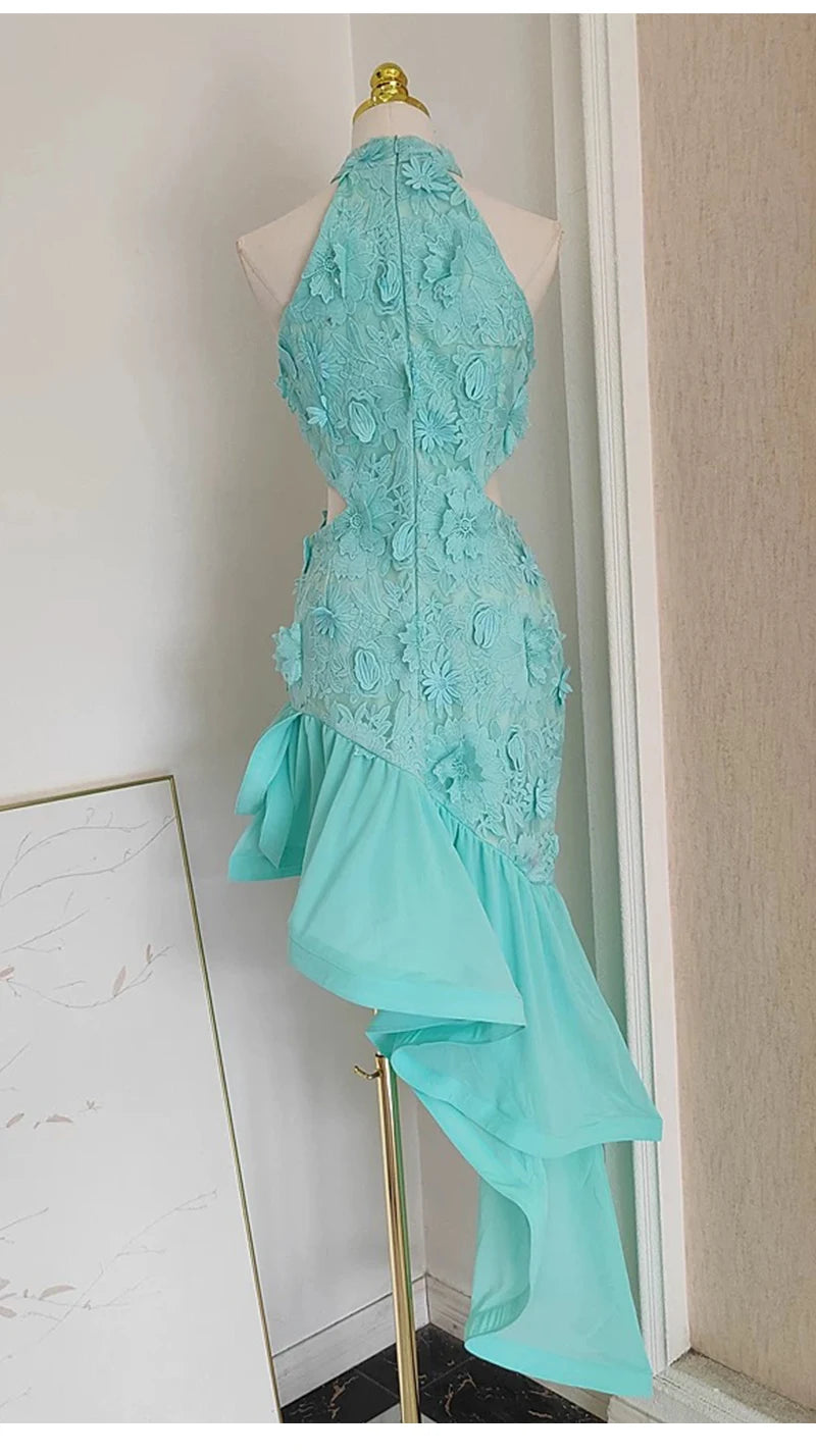 Sexy Sleeveless Irregular Fishtail Dress for Summer Parties - Image 16
