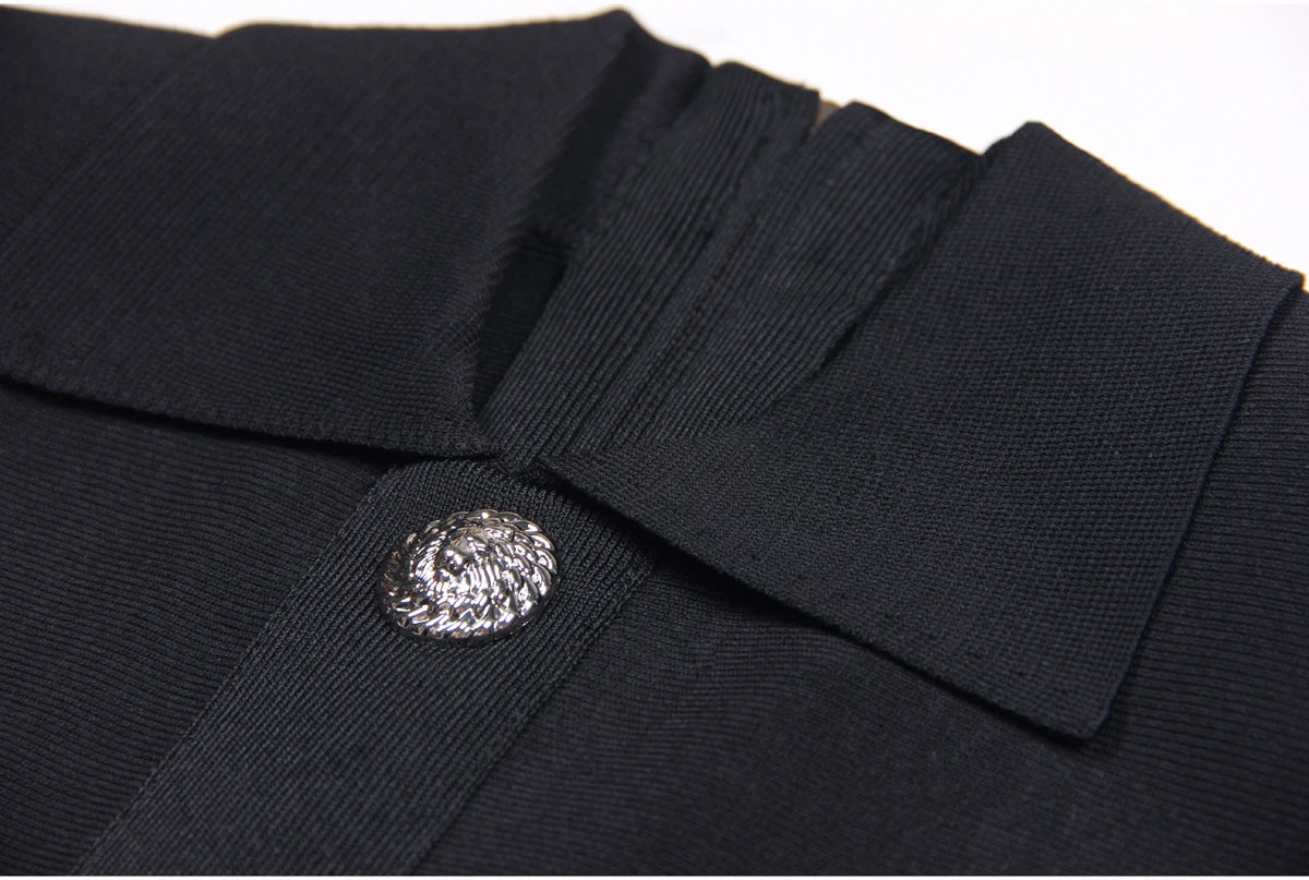Fashionable Elastic Knitted Pleated Casual Women's Dress - Image 28