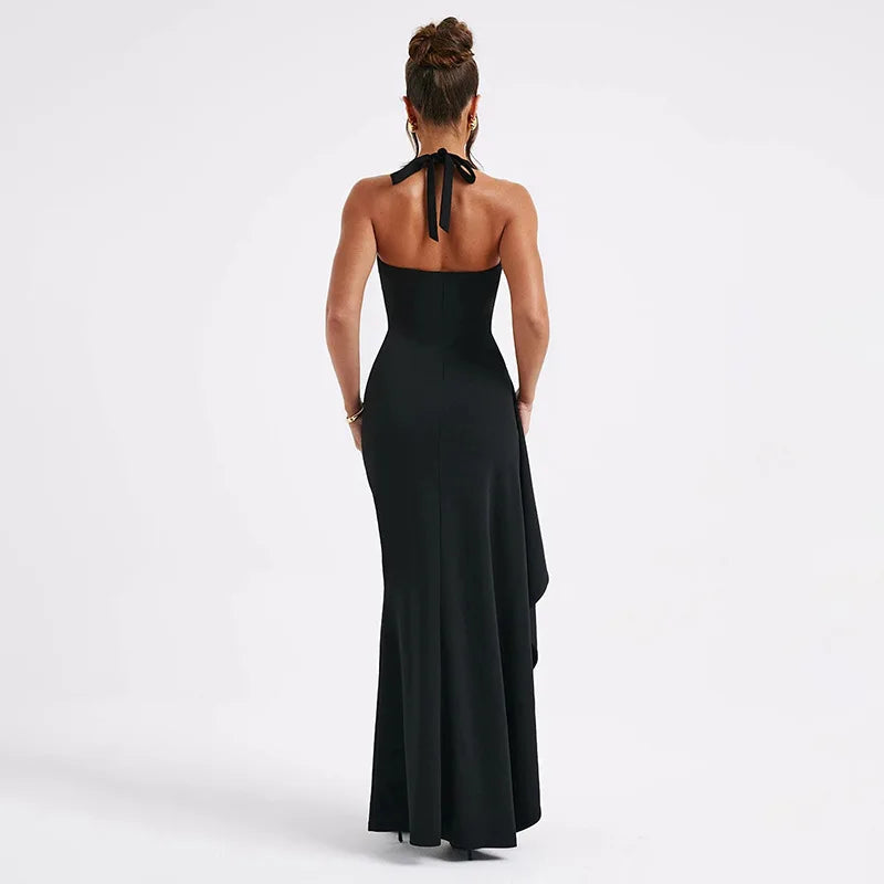 Elegant Backless Maxi Dress for Summer Parties - Image 27