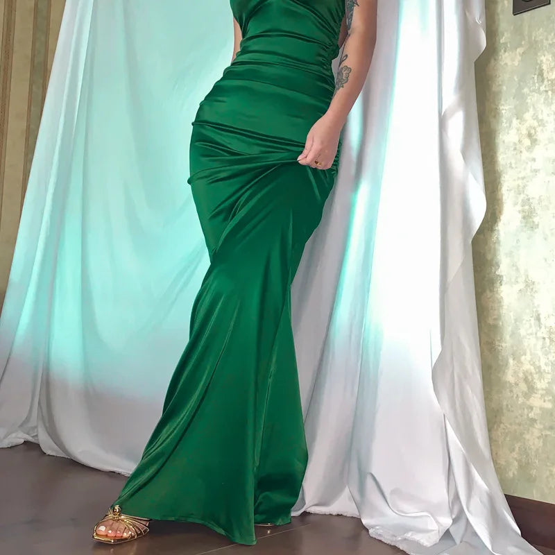 Trendy Backless Pleated Summer Dress for Women - Image 23
