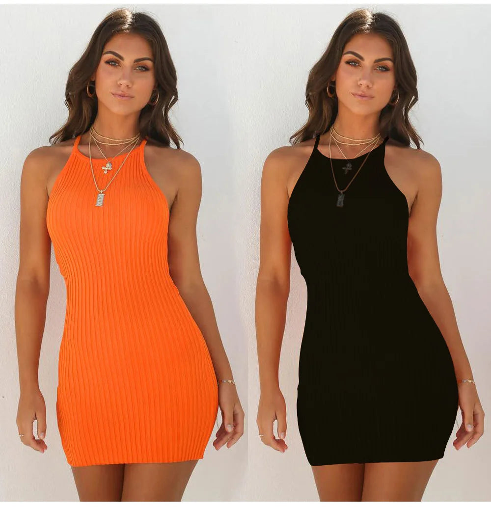 Elegant Backless Sleeveless Bodycon Dress for Parties - Image 5