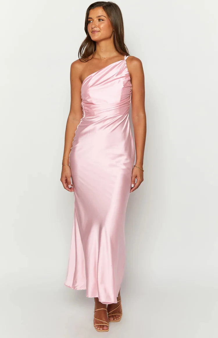 Backless Satin Maxi Dress for Summer Parties - Image 28