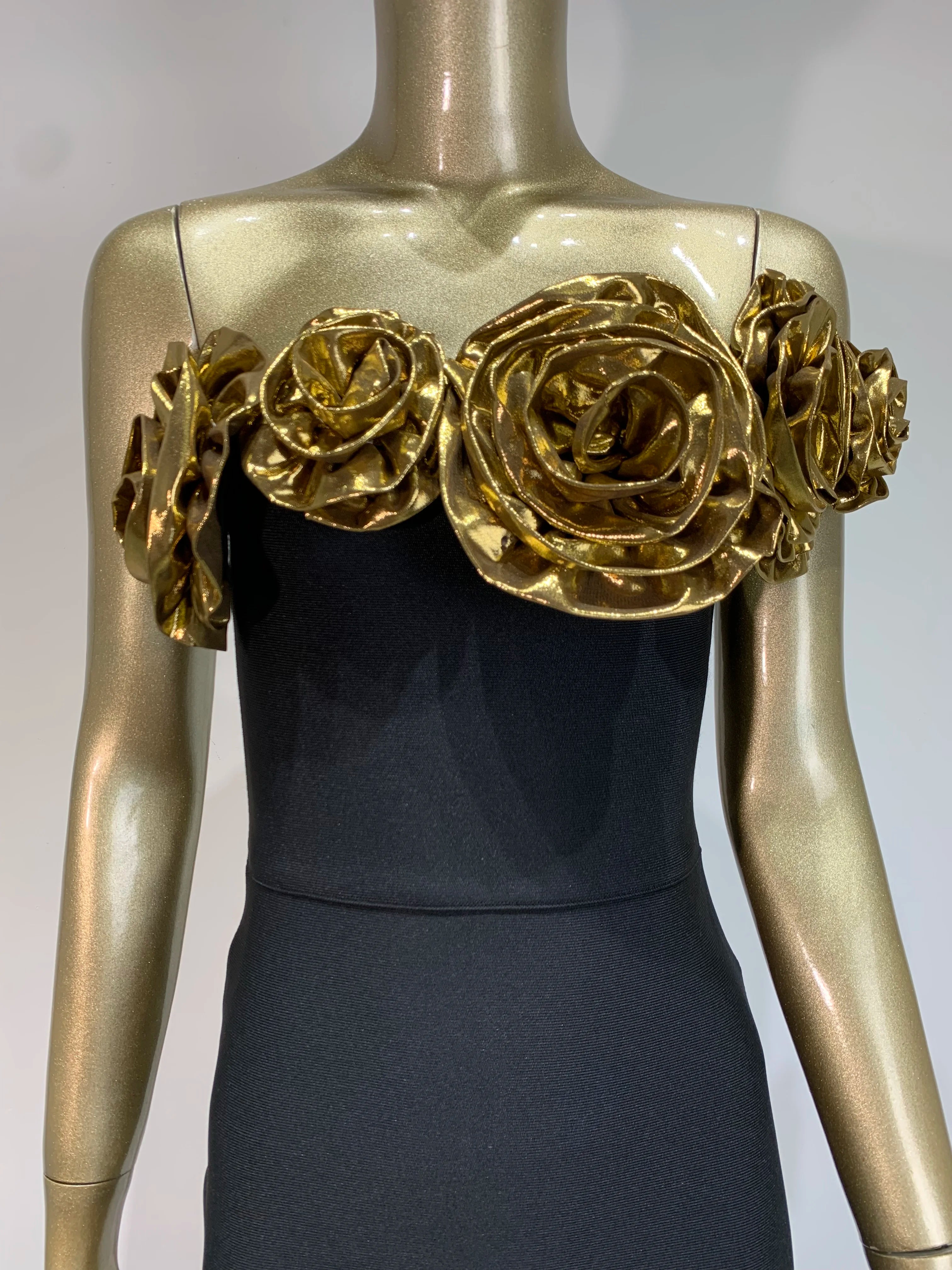 Elegant One Shoulder Maxi Dress with Flower Patchwork - Image 13