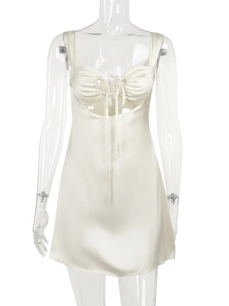 Sexy Mini Bandage Dress with Spaghetti Straps for Summer - Image 8