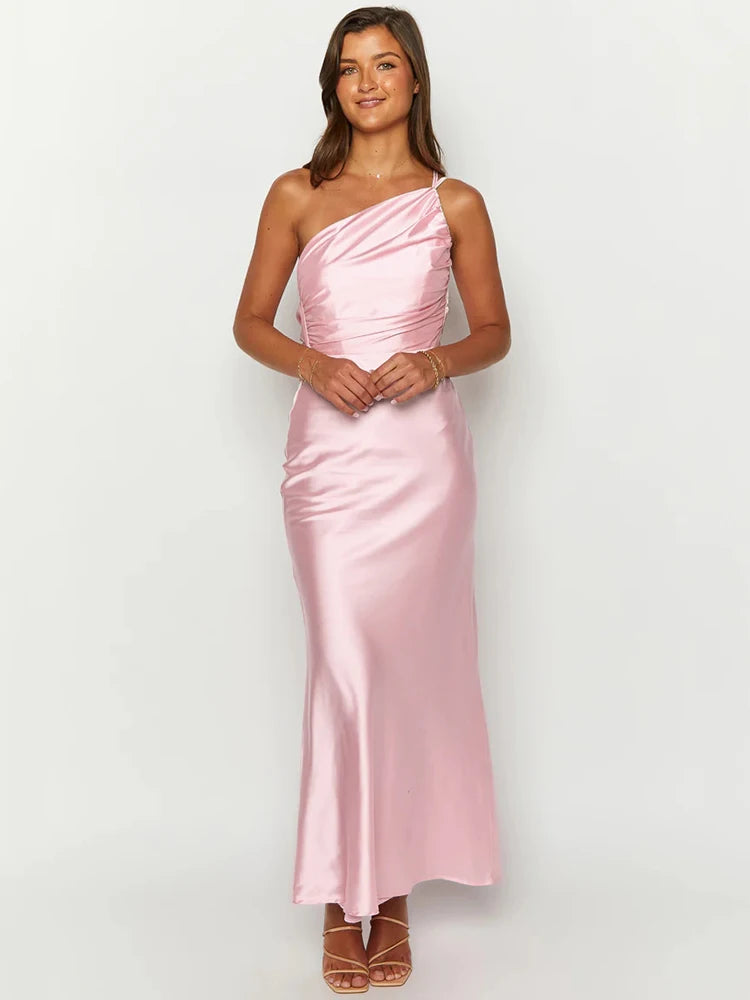 Backless Satin Maxi Dress for Summer Parties - Image 4
