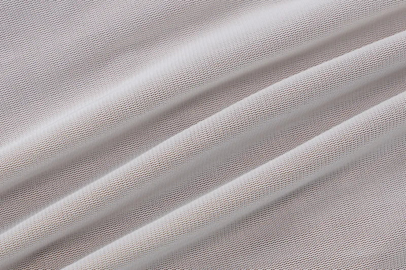 Sloping Neck Backless Midi Dress with Pleated Layers - Image 24