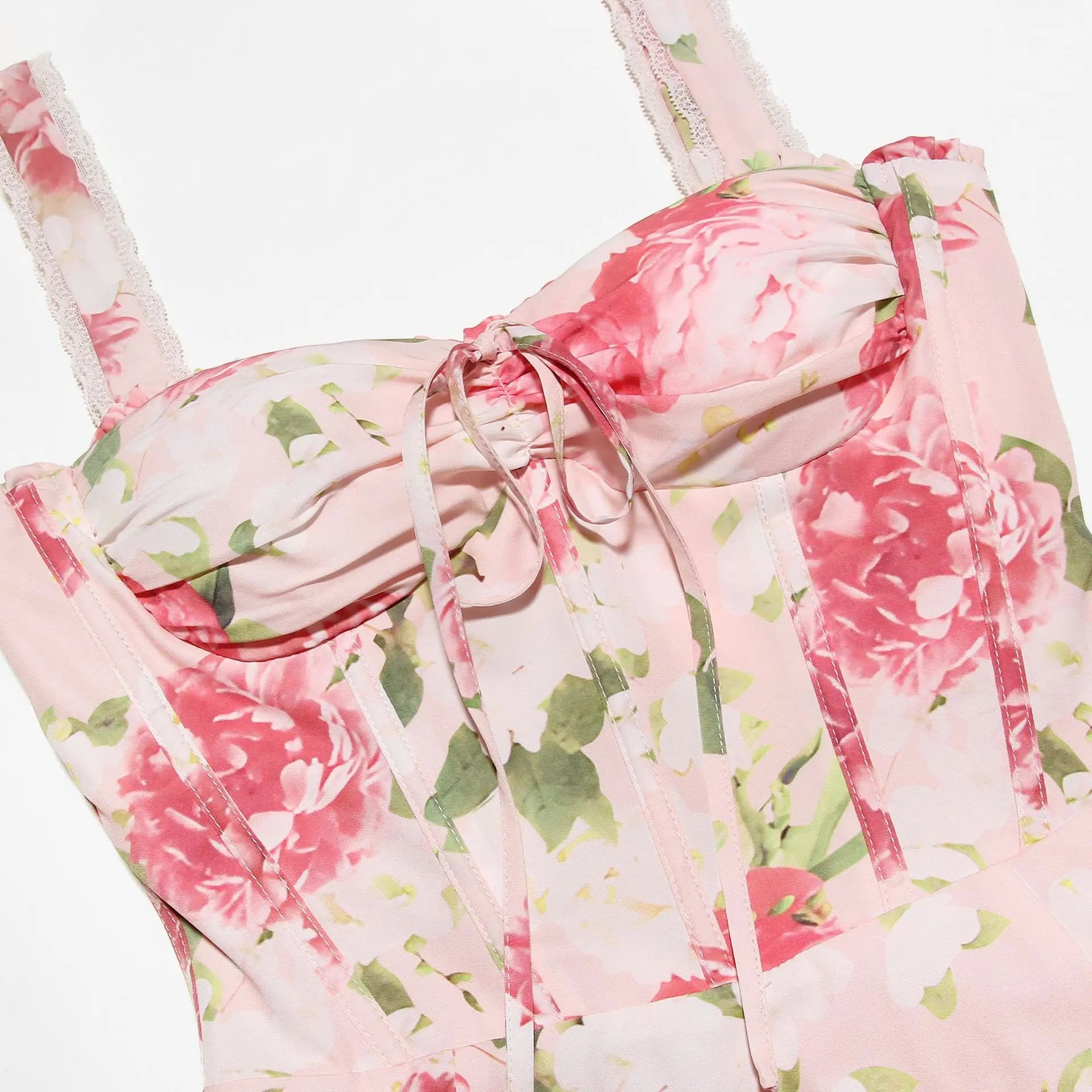 Floral Print Midi Dress for Summer Parties and Casual Wear - Image 21