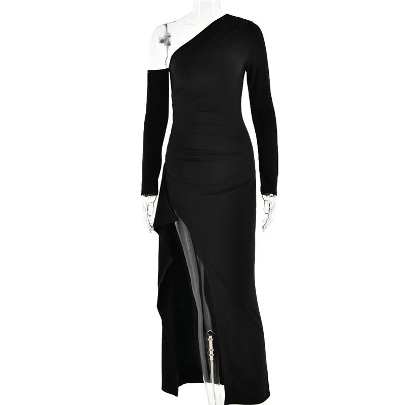 Backless Thigh High Split Maxi Dress for Women - Image 14