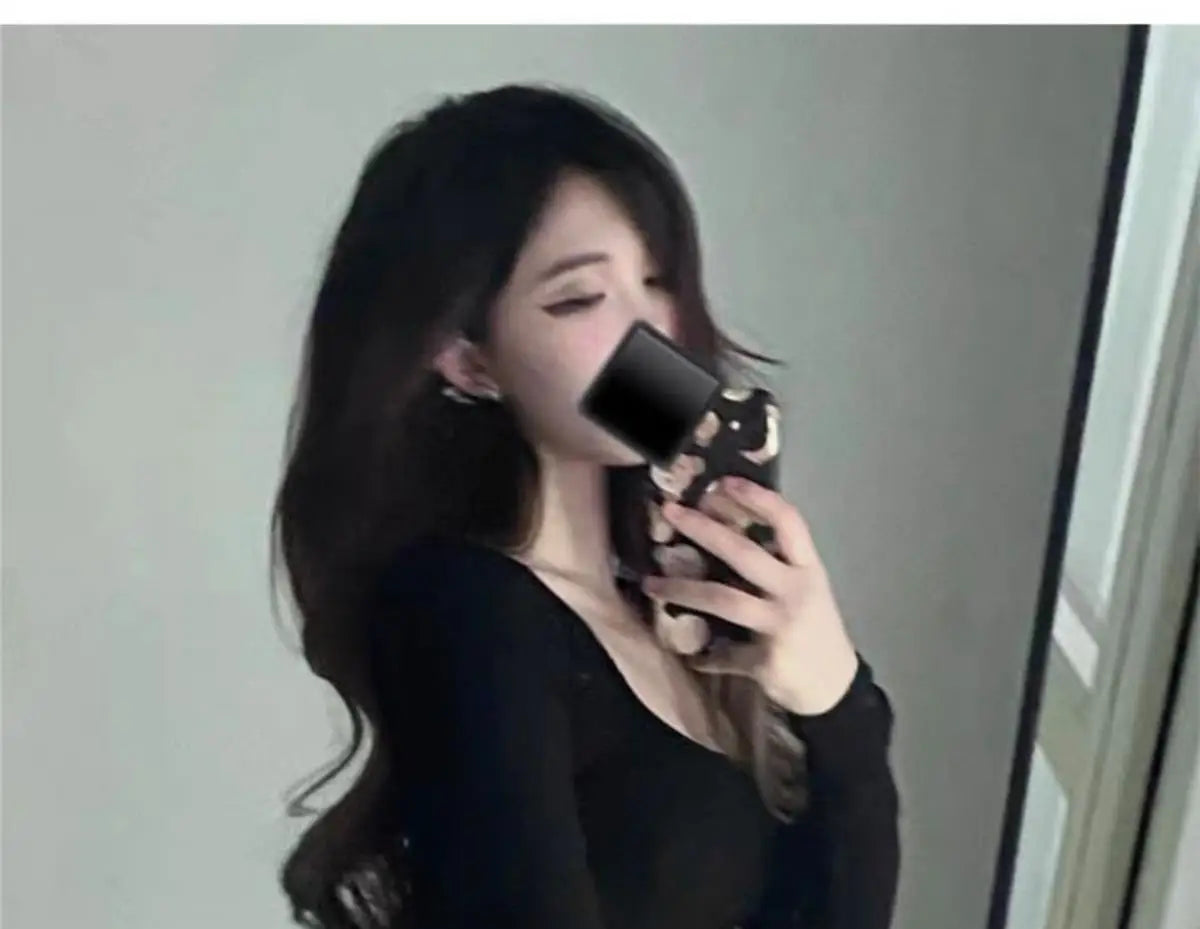 Chic Y2K Long Sleeve Maxi Dress for Women - Image 9