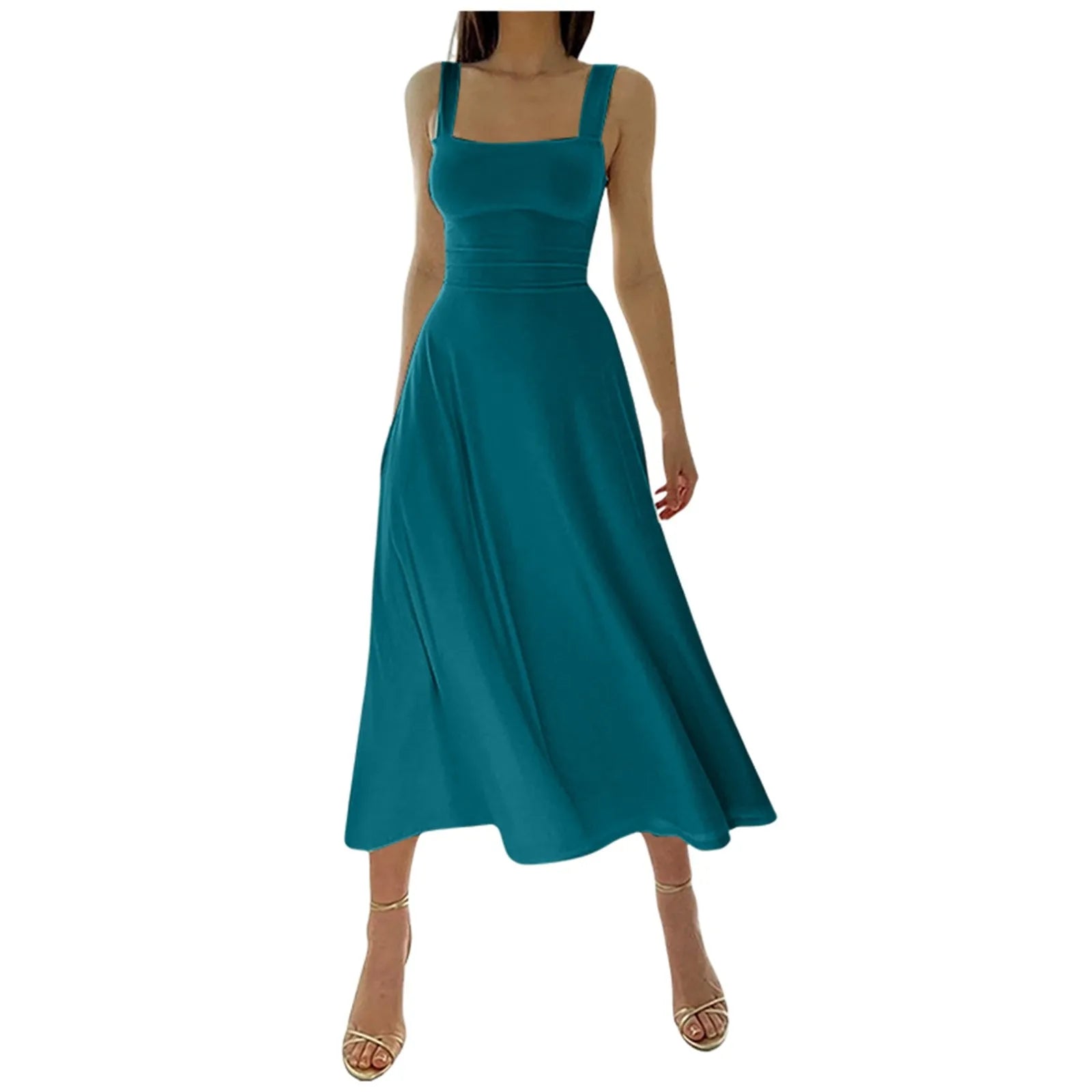 Elegant Summer Boho Camisole Dress for Women - Image 21